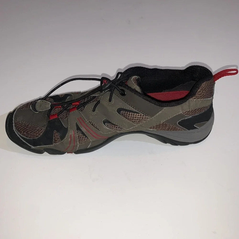 ECCO Shoes Mens Size 10 Brown Mesh Hiking Trail Walking Sneakers Outdoor Grip